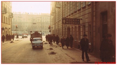 Naar Moskou uit Leningrad
